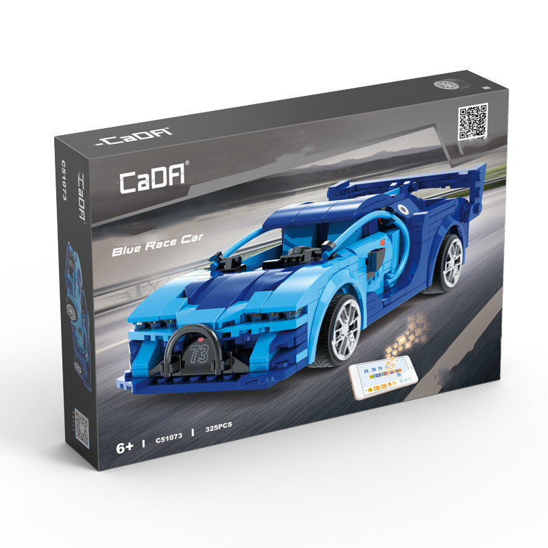 Blue Phantom App Programming Remote Control building block Sports Car